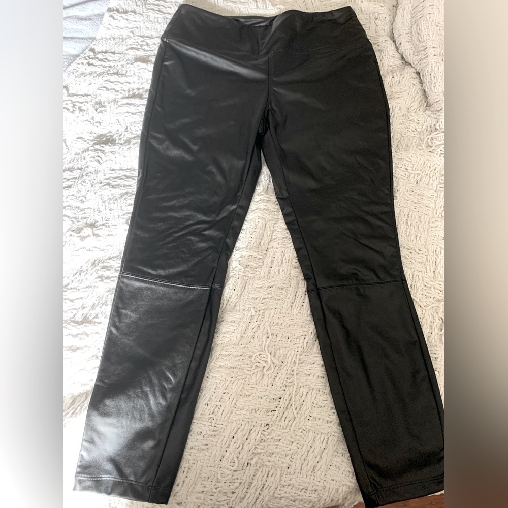 A New Day faux leather pants. NWOT